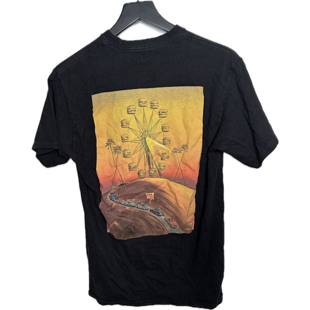 In-N-Out Burger Women 70th Anniversary Black Shirt Vladimir Kush Artwork M